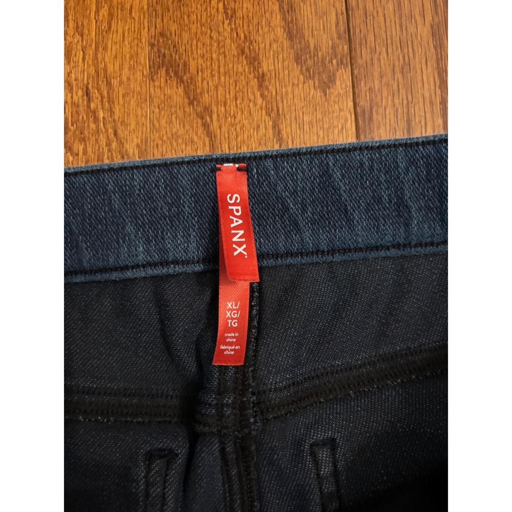 Spanx Blue Skinny Leg Pants Size XL - Picture 6 of 9